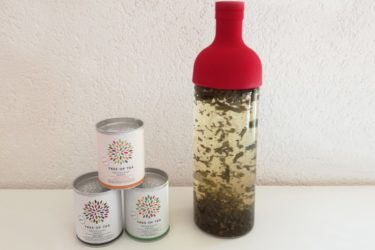 水出し茶用フィルターインボトルHARIO ( Bouteille thé glacé HARIO )