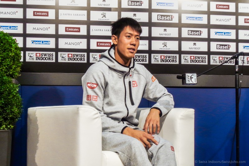 スイス・インドア2016　テニス　錦織圭選手インタビュー